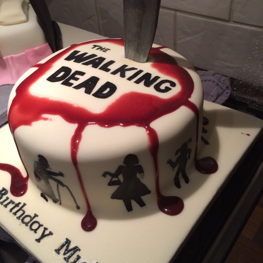 nuttystarbox's tweet photo. Walking dead cake #walkingdeadcake #walking dead https://t.co/jKej0UgZ0w