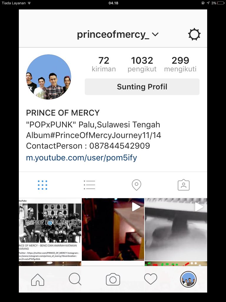 P O M official tweet media