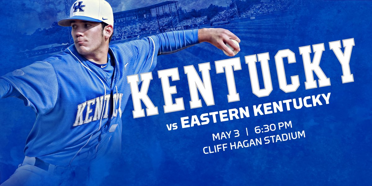 UKBaseball's tweet image. The Cats return to The Cliff this Tuesday as they make-up their rained out EKU game. #PackTheCliff