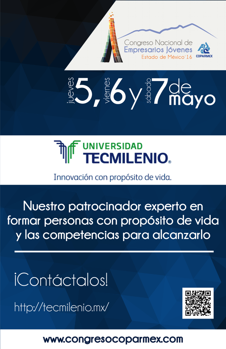 congresocpx's tweet photo. ¡3 días! 
¡Agradecemos a nuestros patrocinadores!
#emprendamosjuntos
#congresocoparmex2016
https://t.co/0BBJLoWmNs https://t.co/xmpP5tJFmZ