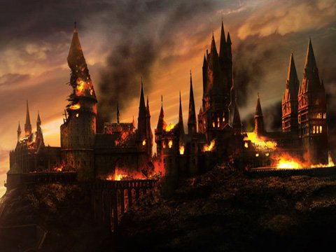 Hogwartssite's tweet photo. Hoy se cumplen 18 años de la Batalla de Hogwarts del 2 de mayo de 1998. Varitas al cielo ⚡ https://t.co/PUBm8iq9bZ