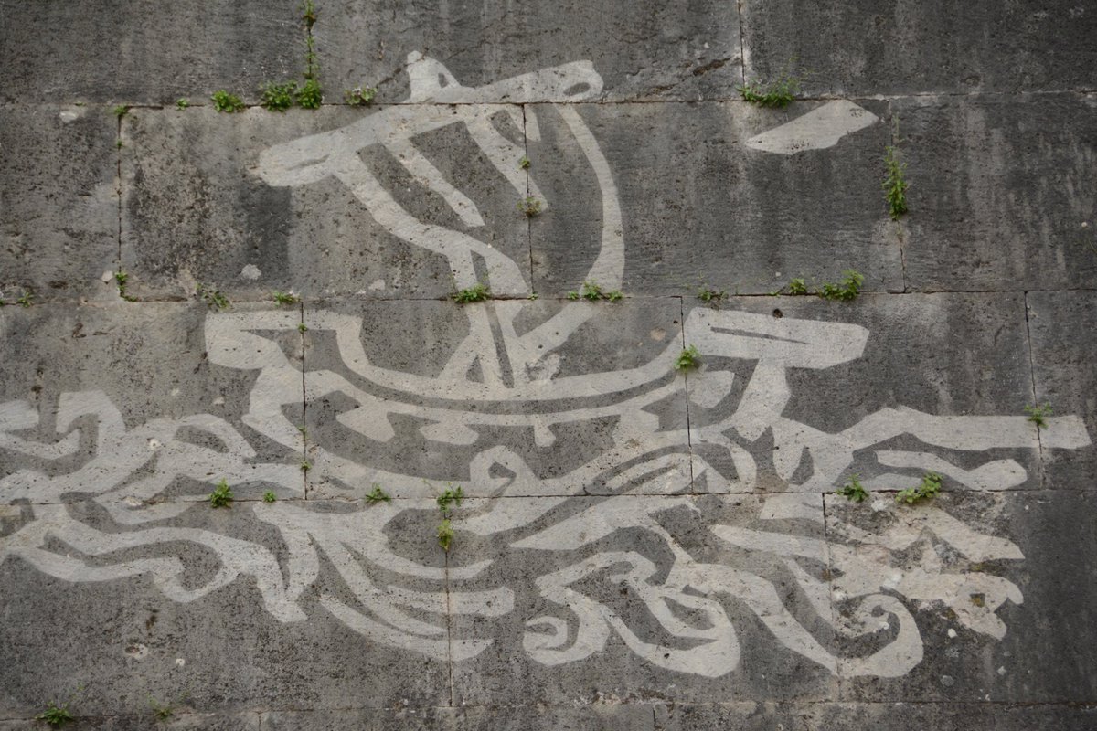 pompei79's tweet photo. Tiber flood levels by #Kentridge and inspired by a plaque I've coincidently spotted in Rome #TriumphsAndLaments https://t.co/FkTOxi3HP6