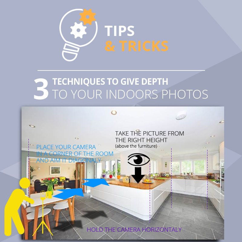 VitrineMedia_WW's tweet image. The Tips &amp;amp;Tricks of the day : How to give depth to indoors photos! #vitrinemedia  #TipsandTricks #realestatephoto
