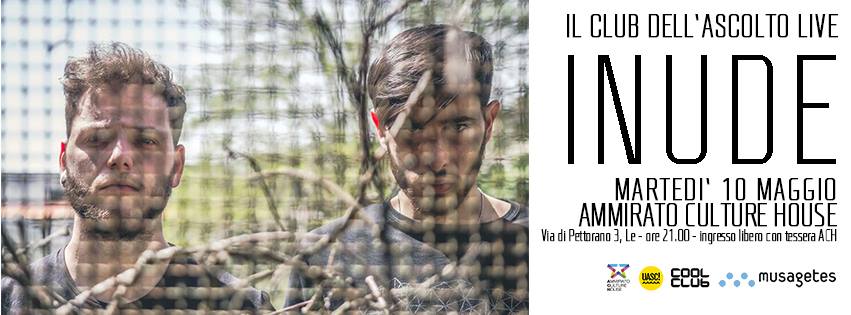 #IlClubDellAscolto torna domani sera con il duo elettronico degli <a href="/inudeofficial/">Inude</a> buff.ly/1ZvOhpT