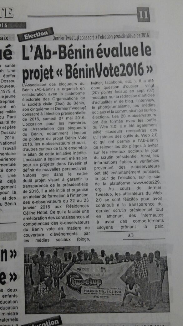 finaub's tweet photo. @ab_benin et les #e_obs réfléchissent à l'après #Vote229
@@Ysibabe @ArDjomakon @absaliou @OSIWA1 @bertrand_song
https://t.co/UP2os4pMX4