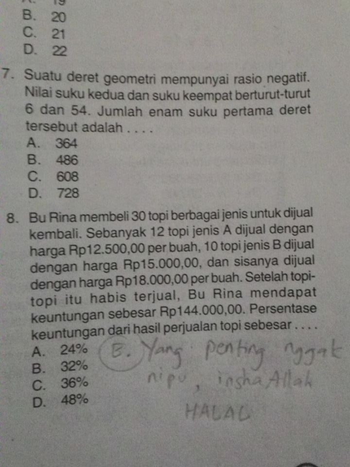 faraHINtidara's tweet image. Inshaallah 😇😇 #selamatUAN #SuksesUN2016 #mathsolution