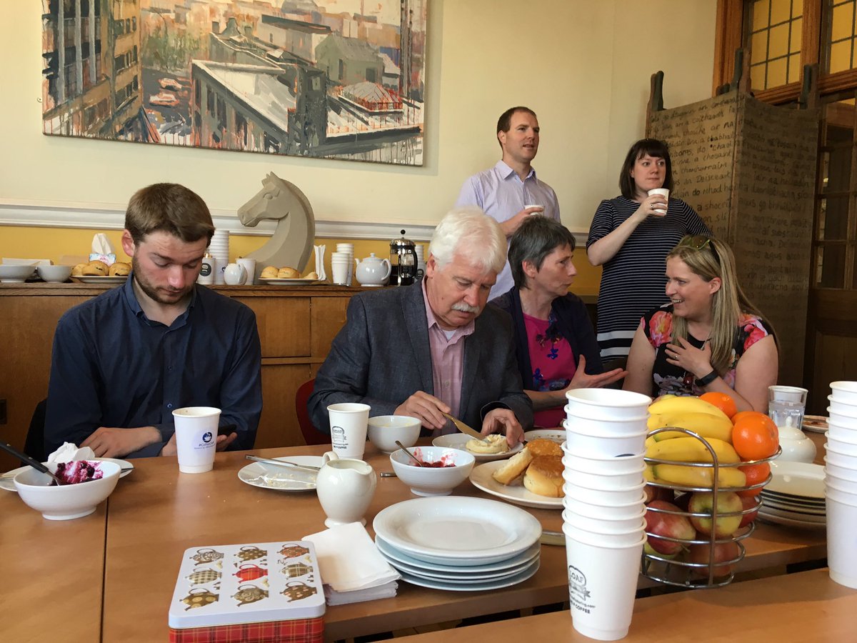 alaninbelfast's tweet photo. #ae16 Welcome to @sammydouglasdup who's popped into the @StratagemNI election breakfast https://t.co/RLlVf4yoss