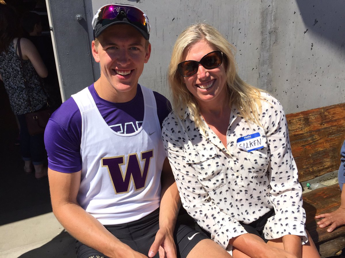Proud mama at <a href="/UW_Rowing/">Washington Rowing</a>. Very stressful cheering :) #MothersDay