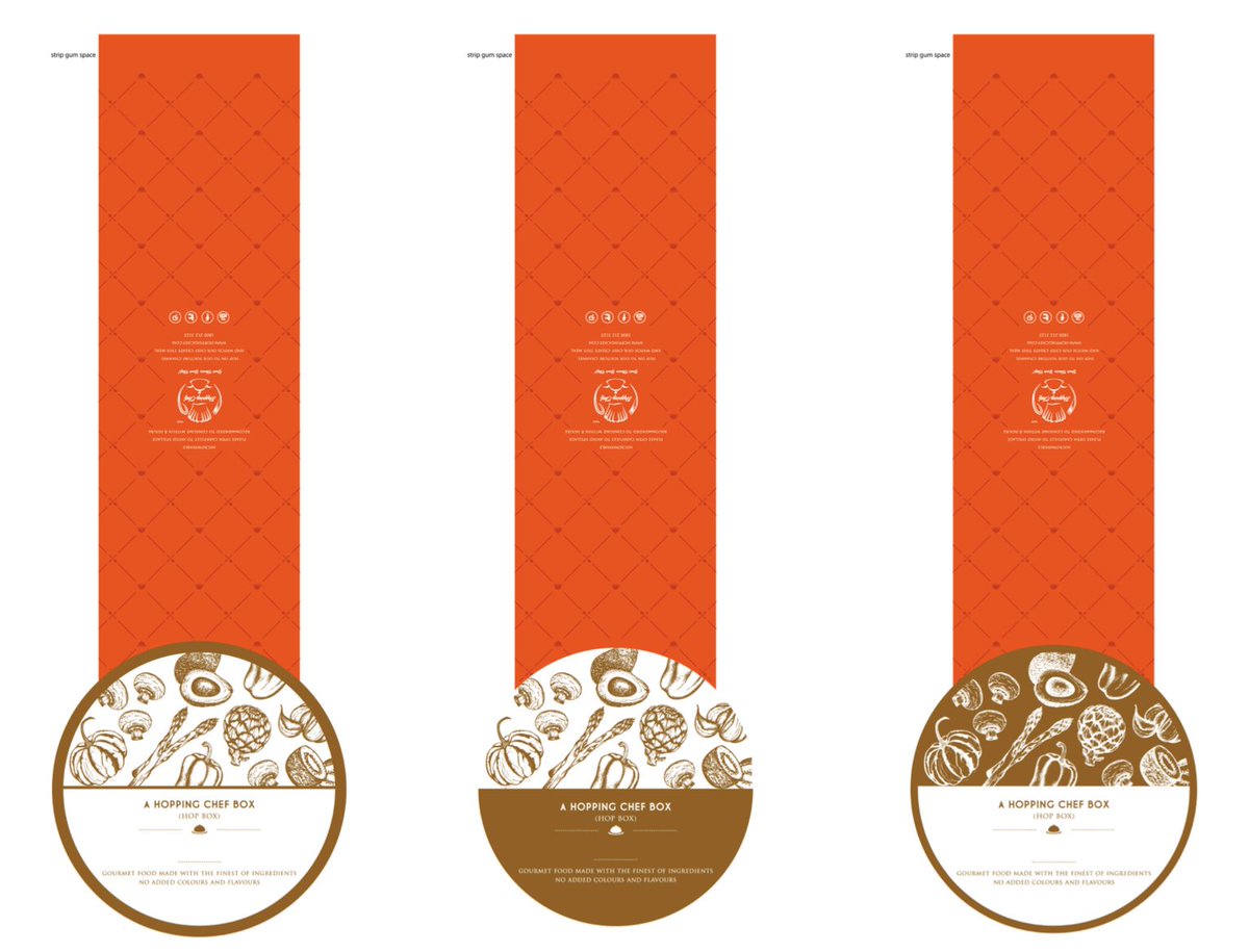 SPS_Design's tweet photo. Packaging for Hopping Chef by #StonePaperScissor  #SPSdesignstudio #pacakaging #mondaypost #design #graphicdesign https://t.co/B31hYA94Fc