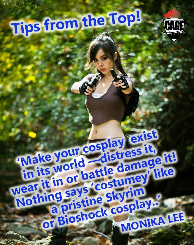 CageCosplay's tweet photo. @MnikaLee is our next "Tips from the top!' cosplay guest this Monday! Get inspired!

https://t.co/JngUR57xn0 https://t.co/Iol00PBkyP