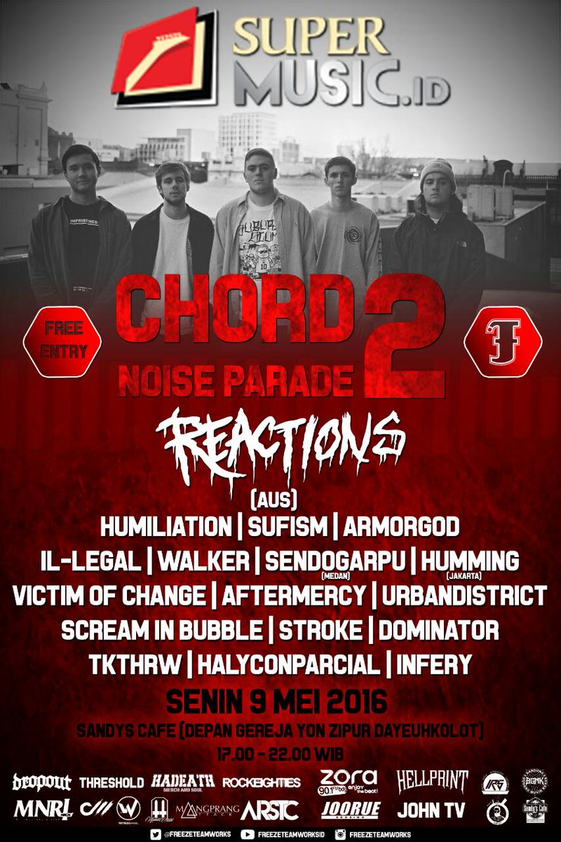 Today <a href="/ReactionsHC/">Reactions</a> in Bandung w/ <a href="/hummingband/">HUMMING</a> <a href="/VOCBDG/">VICTIM OF CHANGE</a> and more 🍺🍺🍺