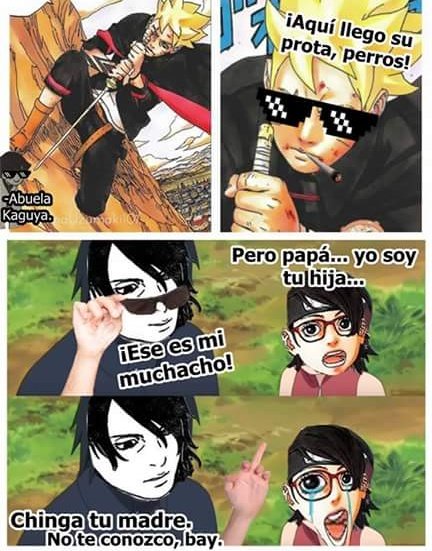 Mundo Boruto on X: Sasuke afirmou que Sarada é mais forte que ele na idade  dela. Sarada com apenas 12 anos desbloqueou o Mangekyou Sharingan. 🔥  #BORUTO  / X