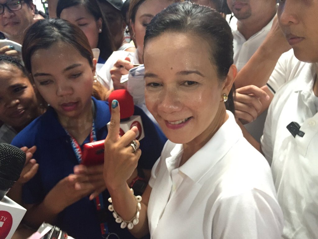 SenGracePOE's tweet photo. Nakaboto na ba kayo Pilipinas? #Go4POE https://t.co/mX80rWavht