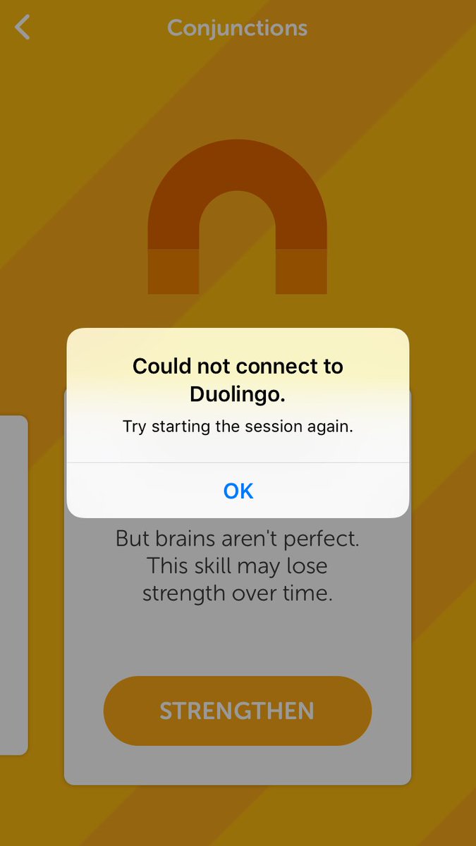 sdunster's tweet photo. @duolingo have been unable to use the service for about a week now. https://t.co/gplbv7TzzW