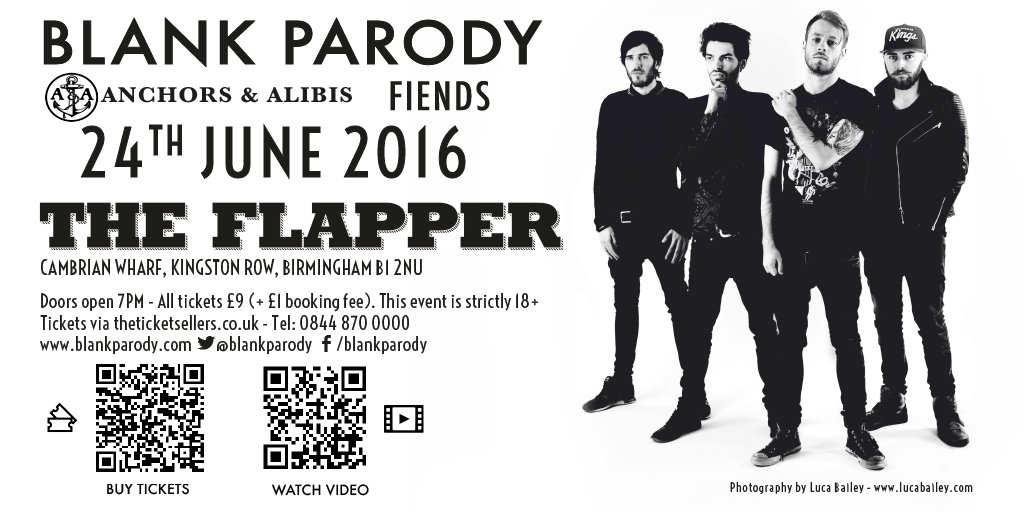 yikes_theband's tweet image. Tickets now on sale! 24 June @TheFlapperBrum w. @Ancalibis &amp;amp; @WeAreAllFiends TICKET LINK: bit.ly/1VOUdMk