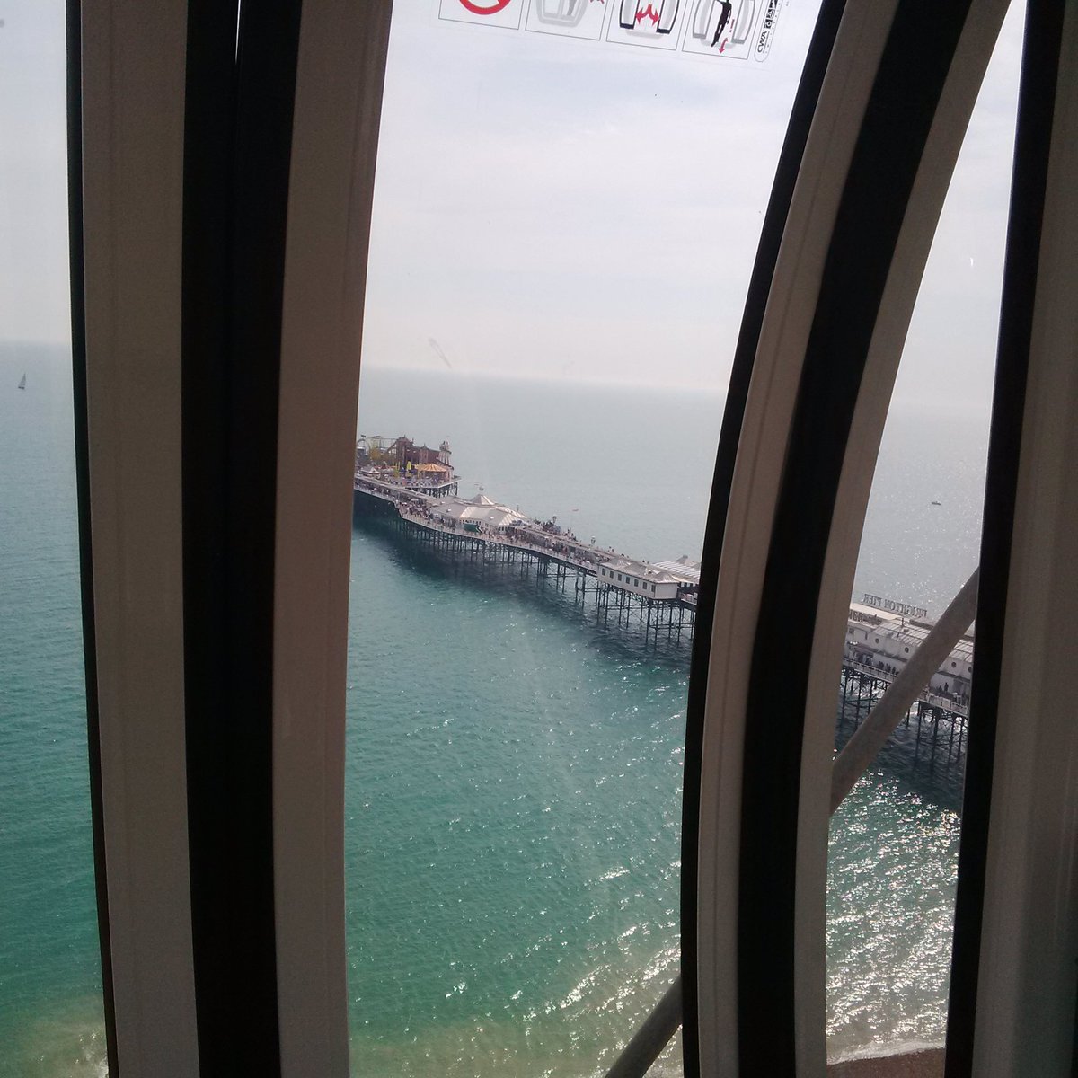 ridgwaytim's tweet photo. So long then @BrightonWheel - glad I hitched a ride with you this weekend before you get packed away https://t.co/NF0NpIVeU1