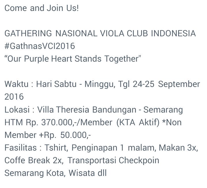 Nih, lihat detailnya. Cara daftarnya gimana? Simak tweet abis ini ya...