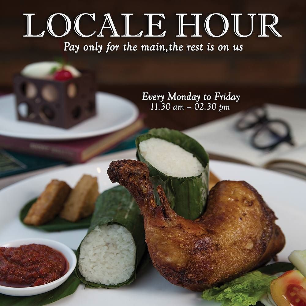 Don't forget to enjoy "LOCALE HOURS" at #AmberChocolateBar

Every Monday to Friday
11:30 am – 02.30 pm 
The Package…