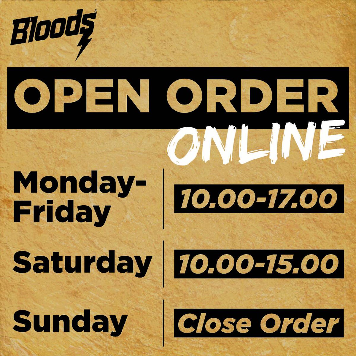 Untuk pemesanan melalui online, harap diperhatikan jika SMS &amp; LINE akan kita respon saat jam kerja.

#bloodscloth