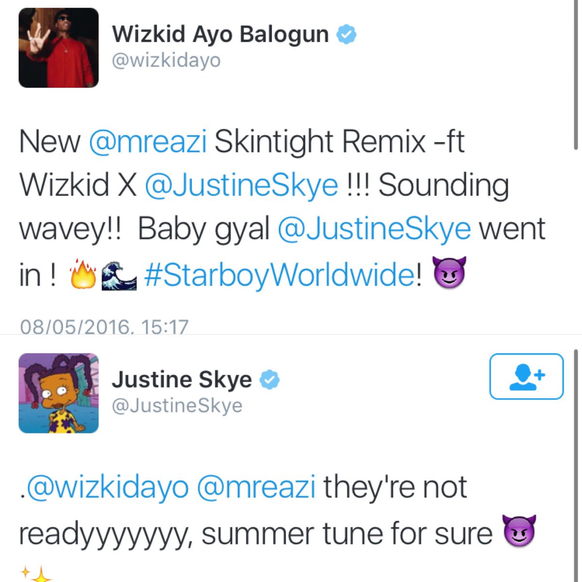 bizzleosikoya's tweet photo. @JustineSkye #yagaaaa #LifeIsEazi https://t.co/Mlpf07uZOY
