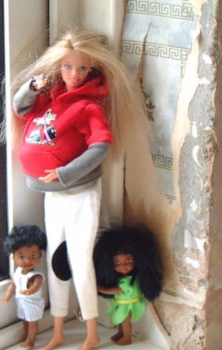 White trash barbie