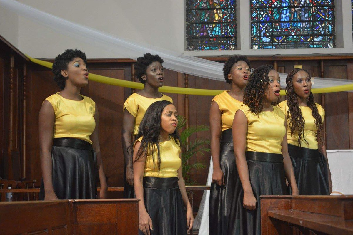 JAYouthChorale's tweet image. "When all the world is a hopeless jumble and the rain drops tumble all around.."#JYCSongsOfZion #UWIchapel #JYCLawge