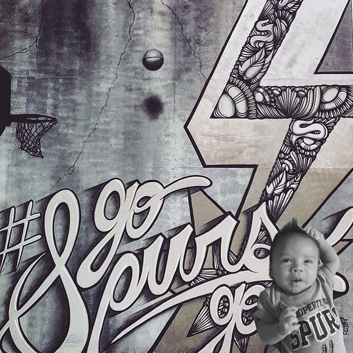 creativec0ffee's tweet photo. @spurs Jonah with the hook shot!!! #GoSpursGo #SpursNation #Spurs #SpursInFive #SpursBaby https://t.co/5SGOYcYU5u