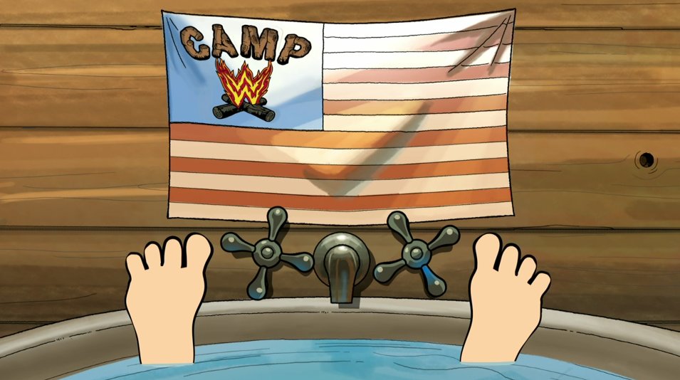 WWE's tweet photo. RT if you enjoyed the first episode of #CampWWE on @WWENetwork! 
WATCH ON DEMAND: https://t.co/UgbPkvLC2G https://t.co/ddmXUybFQi
