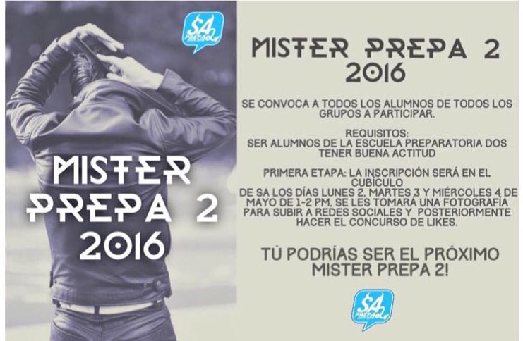 SAprepa2's tweet photo. 👊🏻Tú puedes ser el próximo MR. PREPA 2👊🏻 https://t.co/yH1pVZBSnK