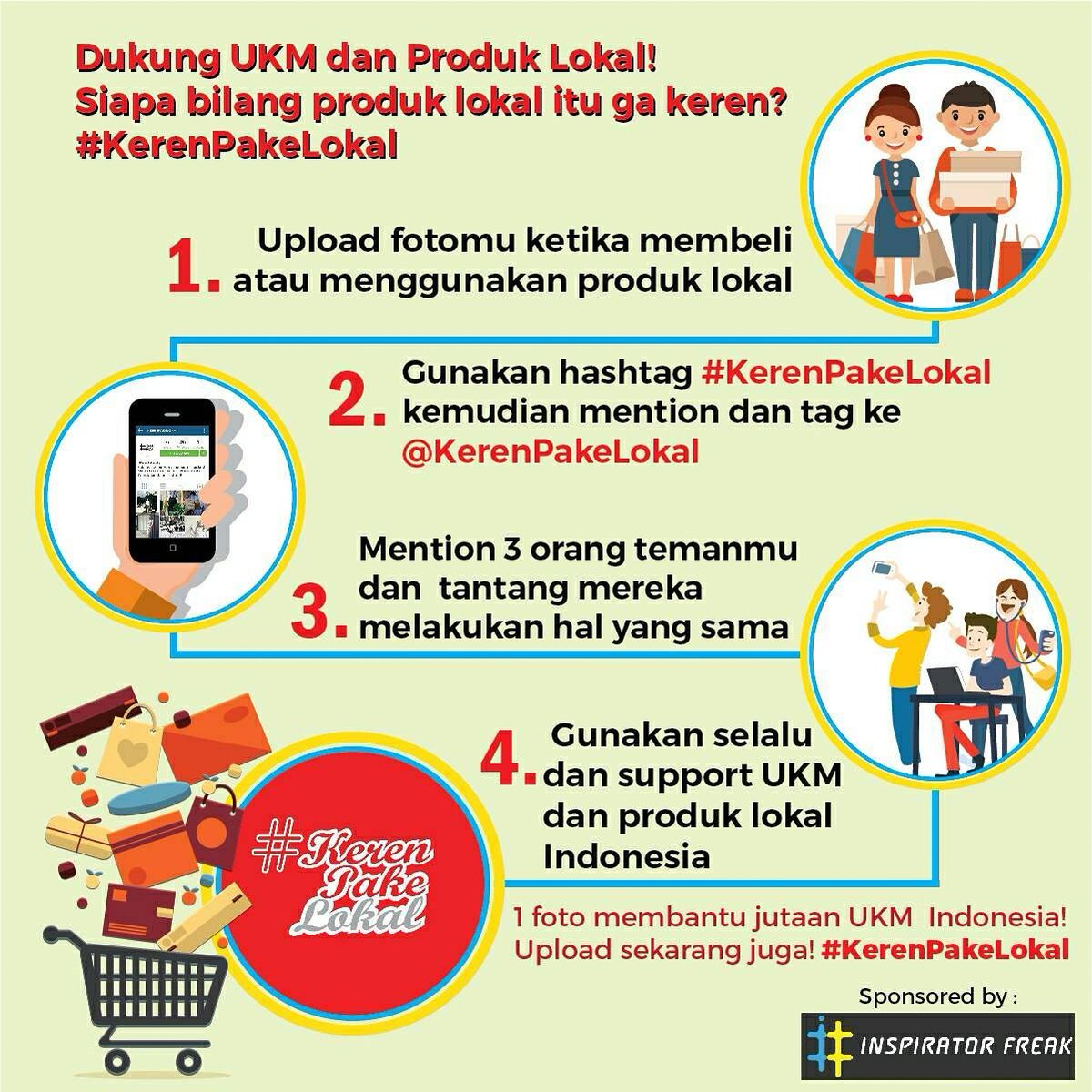 Seberapa bangga kamu jika memakai produk lokal? #KERENPAKELOKAL