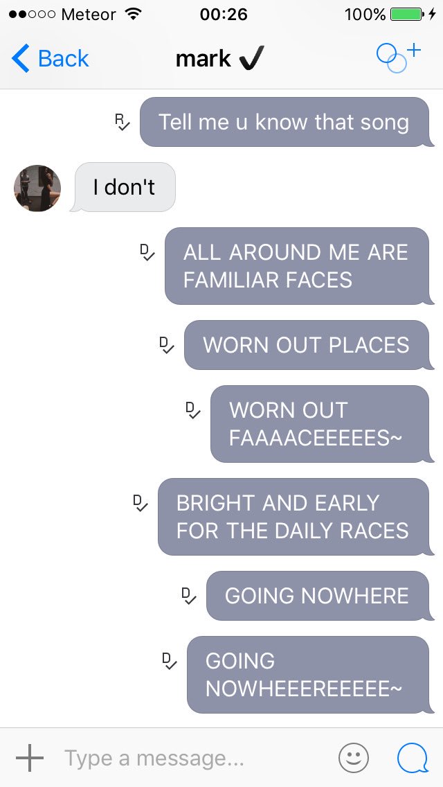 He doesn't know Mad World.