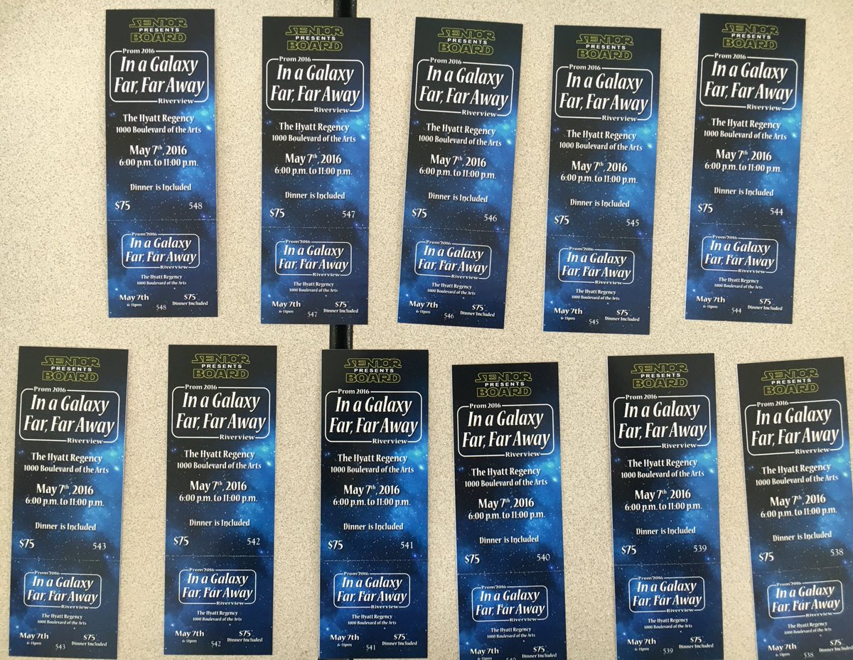 Riverview2016's tweet photo. we usually lie about how many tckts we have left for events, but we only have 11 left for prom... here is proof: https://t.co/2X30CmN67A