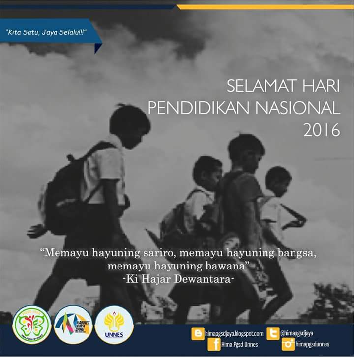 Selamat Hari Pendidikan Nasional #Hardiknas

#PGSD #Unnes