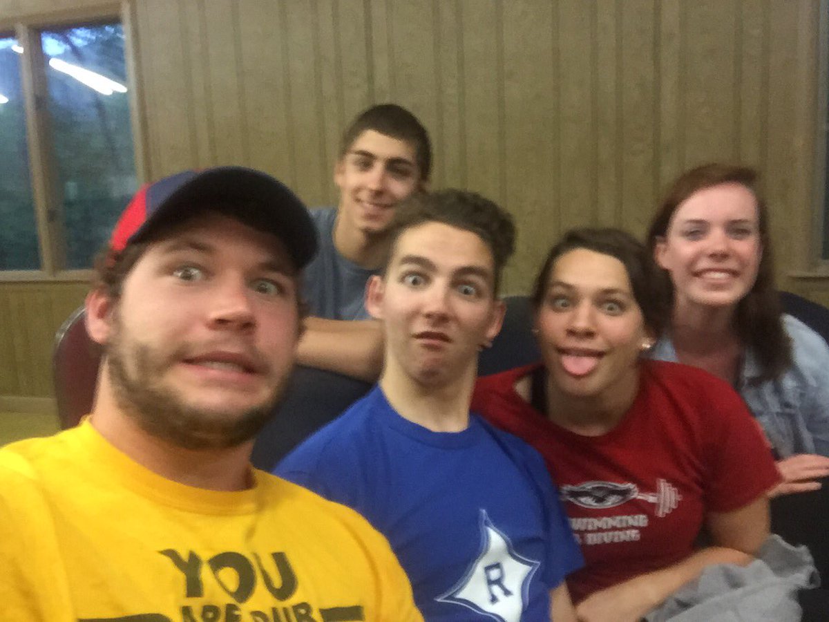 Appstate swim officers take Club sports symposium 2016 #appstateswim #symposiumselfie