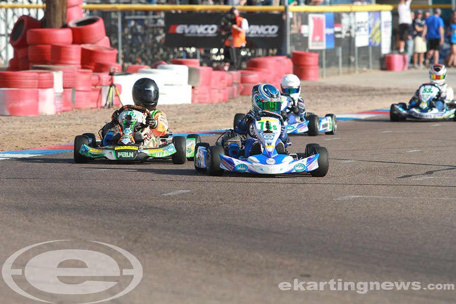 eKartingNews's tweet photo. Mini Swift Sun. Main
1. @tylermaxson27 +0.138
2. Kyle Thome
3. Diego LaRoque
#EKNatSKUSA #SpringNats2016 https://t.co/b6TOWGKYyy