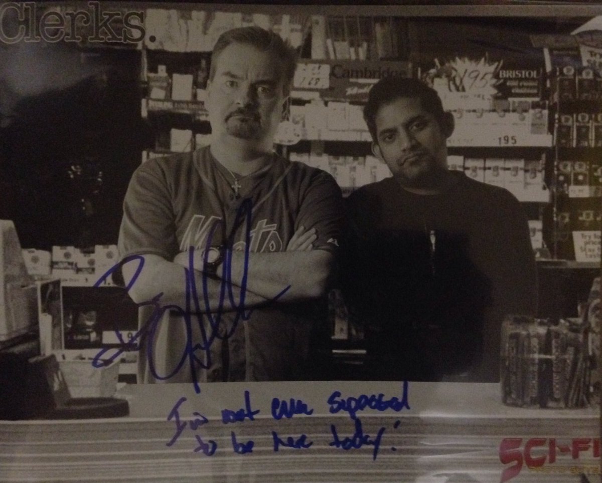MufsinM's tweet photo. Me and @BrianCOHalloran weren't suppose to be at @undiscoveredcon but we did. #undiscoveredcon #clerks #mallrats https://t.co/IuAeG4cvQ4