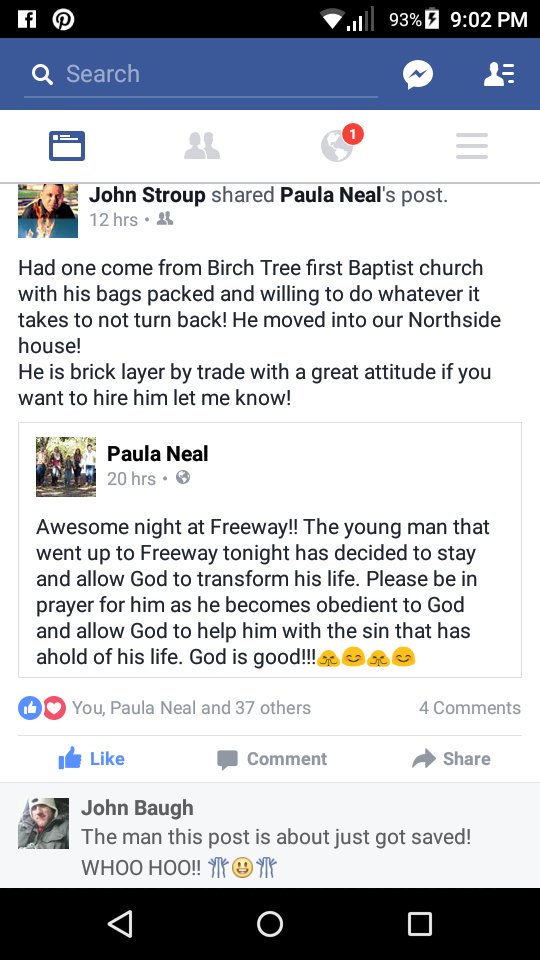 KaceyD_08's tweet photo. So exciting! Please pray for him as he begins his walk w/ Christ! #Saved #Excited #GodisOnTheMove #FreewayMinistries https://t.co/5SSBUQ682v