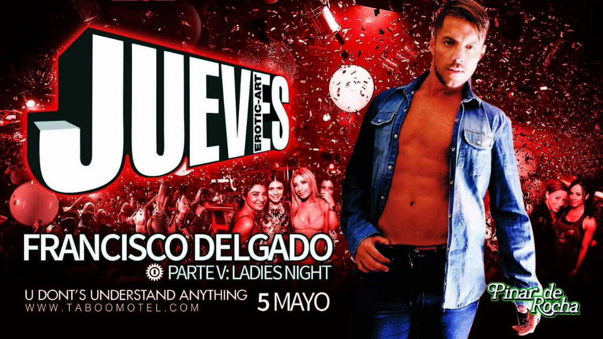 JuevesPinar's tweet photo. Este #JuevesDePinar nos visita #FranciscoDelgado, ganador de #Gh2015
Cena-show, Lista 1559119005 #PabloGreco https://t.co/aLBHz7QJJc