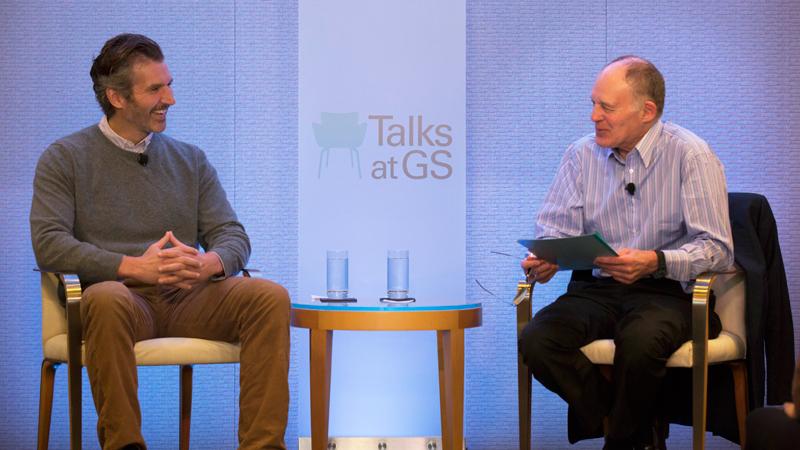 GoldmanSachs's tweet photo. Winter is coming: @GameOfThrones co-creator David Benioff on #GoTSeason6 #GoT50 https://t.co/Jb6xfOTYJW #TalksAtGS https://t.co/dSfJDdh9TO