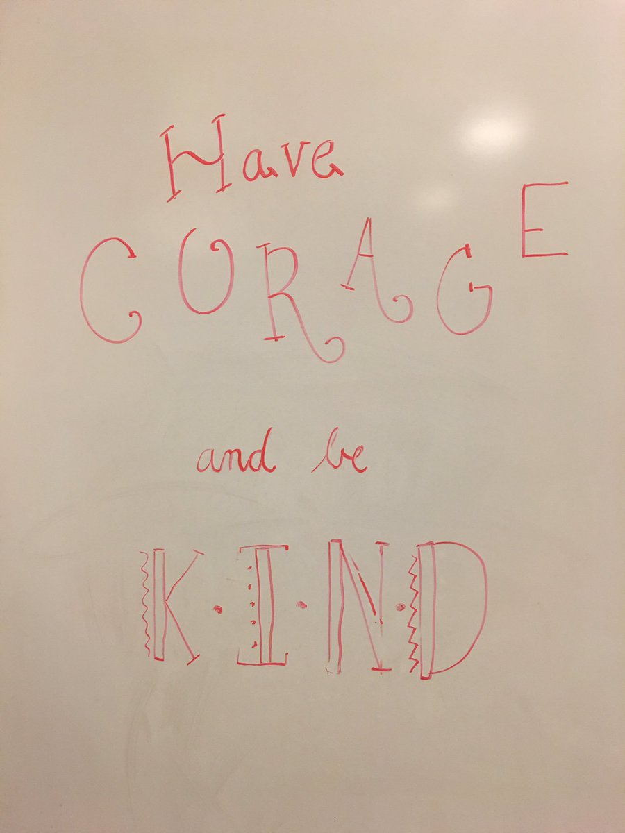 itsdennisyo's tweet photo. "Have curage and be kind". What a great sabbath message https://t.co/06PXMzR6L9