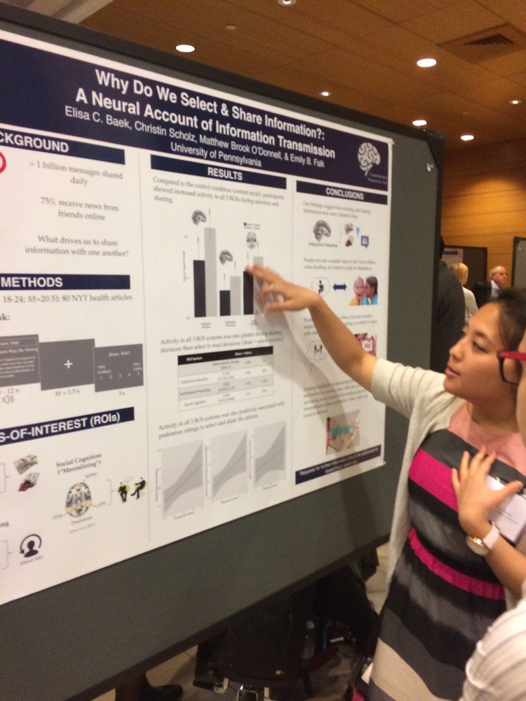falklab's tweet photo. @elisa_baek rocking her poster session #sans2016 https://t.co/kSd0sLh8iD