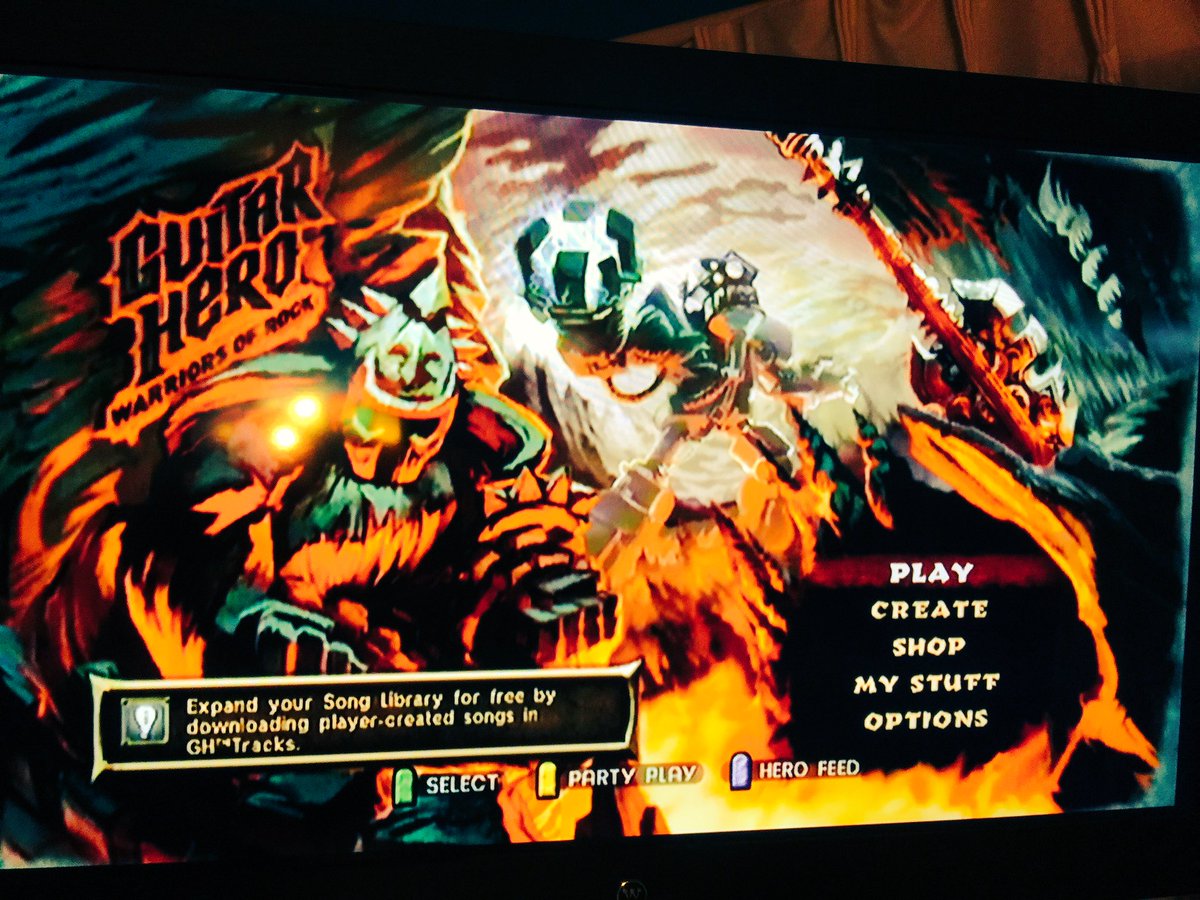 katiekat_1994's tweet photo. Feeling it's time for some Guitar Hero 🎤🎸 #Wii #GuitarHero #WarriorsofRock #motivation #sum41 #furyofthestorm https://t.co/qJoaYNOxZu