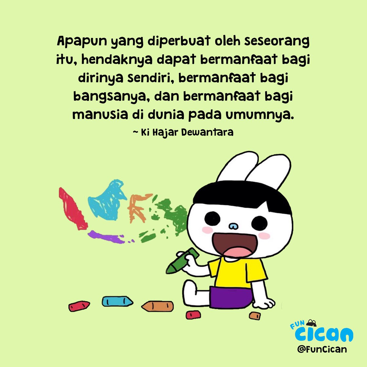 funcican's tweet photo. Selamat Hari Pendidikan Nasional! https://t.co/o1gtpS54e2