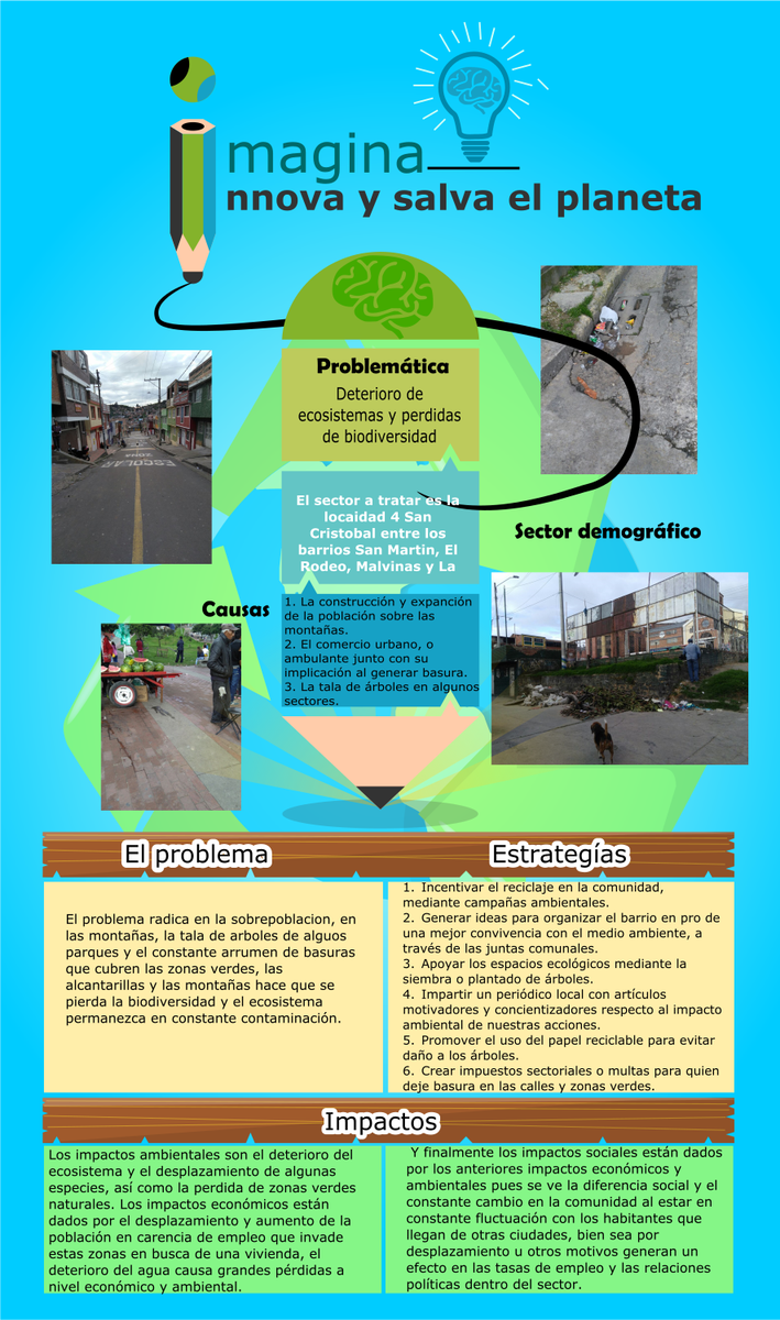 DanoeldCastro's tweet photo. Presento un póster informativo sobre la problemática ambiental en la zona cuarta de Bogotá. https://t.co/ic5fni93Ik
