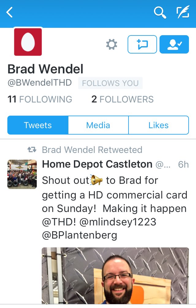 CelesteRomero40's tweet photo. Help me welcome @BWendelTHD to Twitter!@mlindsey1223 @BPlantenberg https://t.co/v5FGZUXt0j