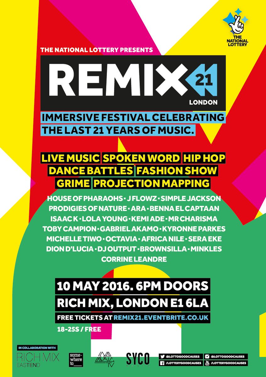 LottoGoodCauses's tweet photo. 1 festival. 21 performances. Creative minds. Get your FREE TICKET now https://t.co/VZWR4ZMNwz #DoSomethingSunday https://t.co/vo9NCVPa69