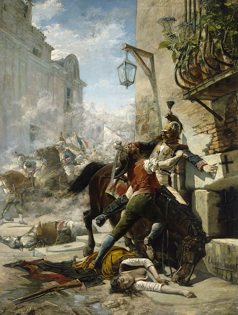 DonJuanDAustria's tweet photo. Un día como hoy hace 208 años los madrileños se levantaron en armas con el invasor francés #2demayo https://t.co/8BFwXCUb8V