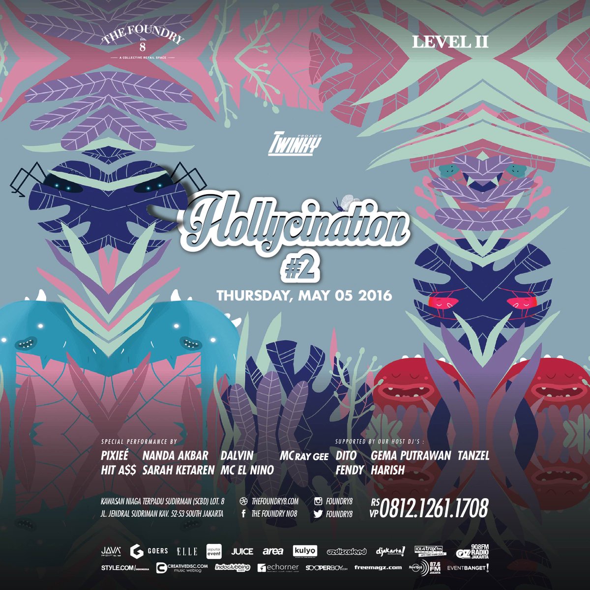 TONIGHT!! Hollycination #2 w/ <a href="/Dj_Pixiee/">Rhenna Gautama</a> <a href="/hitassdj/">HIT A$</a> at <a href="/foundry8/">THE FOUNDRY No.8</a>