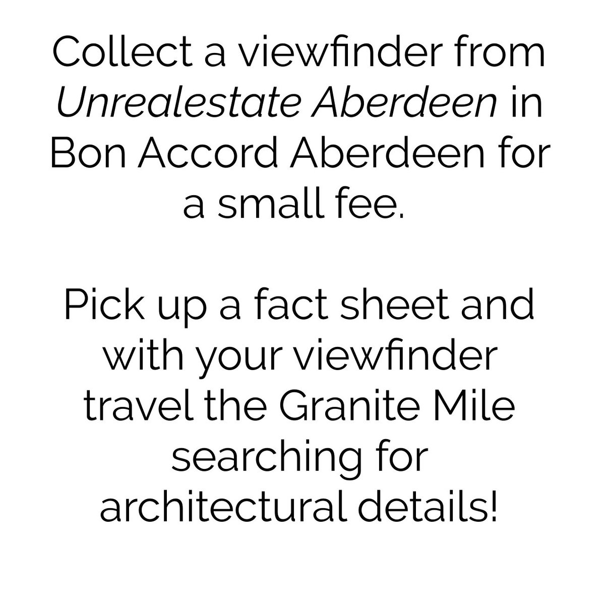 LookAgainABDN's tweet photo. Make sure and visit the fantastic Unreal Estate exhibition! Loads going on! #lookagain2016 #aberdeen https://t.co/ar5vYLYnBS