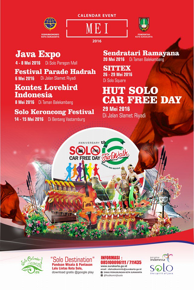 EventSoloRaya's tweet photo. Kalender Event Kota Solo Bulan Mei 2016. #EventSolo #KotaSolo https://t.co/As7ZUx2TB6